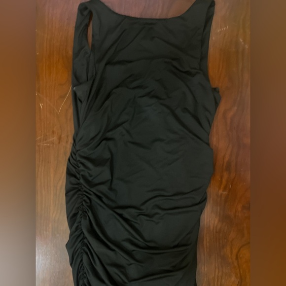 NWOT BEAGIMEG Sexy Ruched Bodycon Casual
Solid Sleeveless Tank Midi Dress - Picture 9 of 10